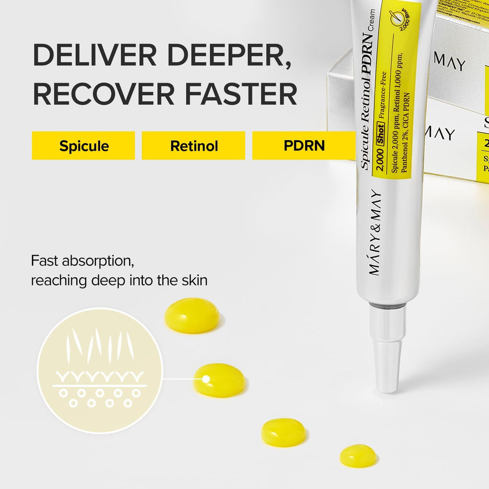 Mary & May Spicule Retinol PDRN Cream 2000 Shot 15g