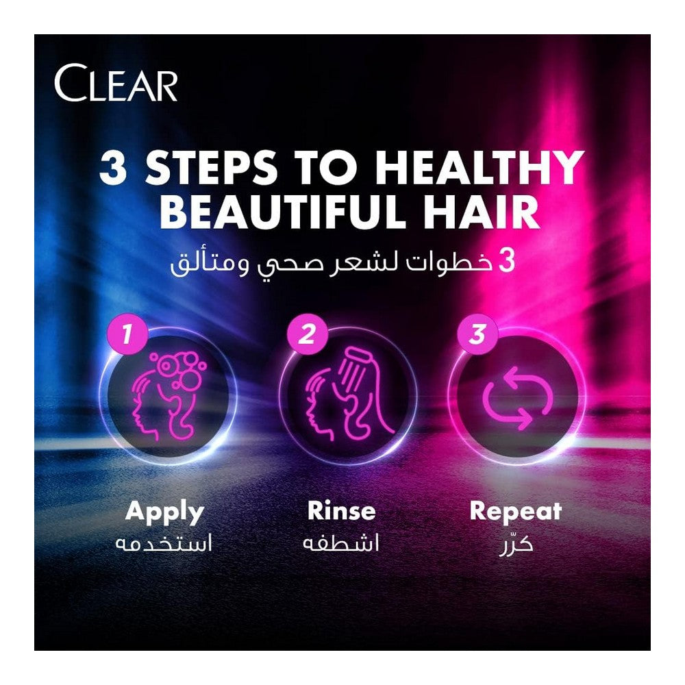 Clear Shampoo for Softness and Shine Anti-Dandruff for Women 180 ml