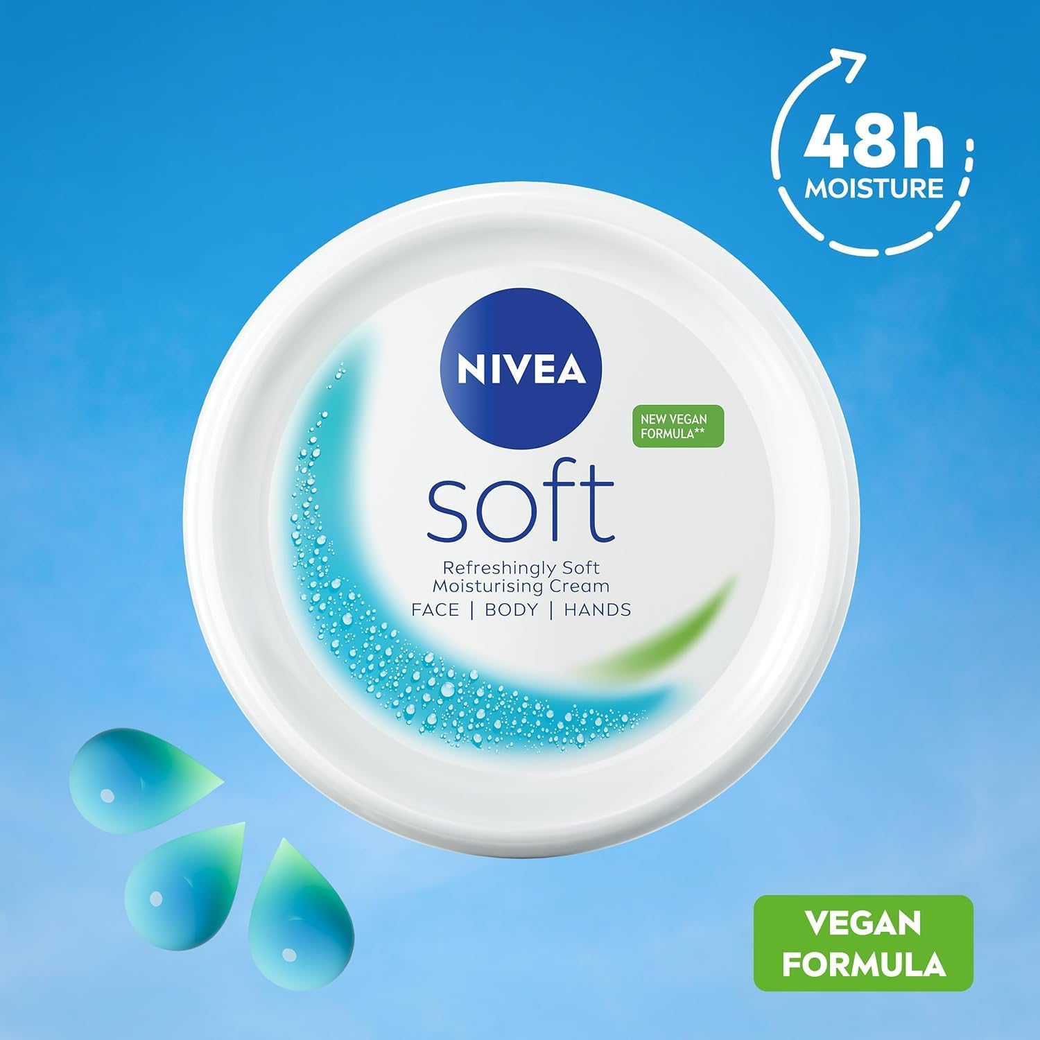 Nivea soft refreshing moisturising cream 300ml