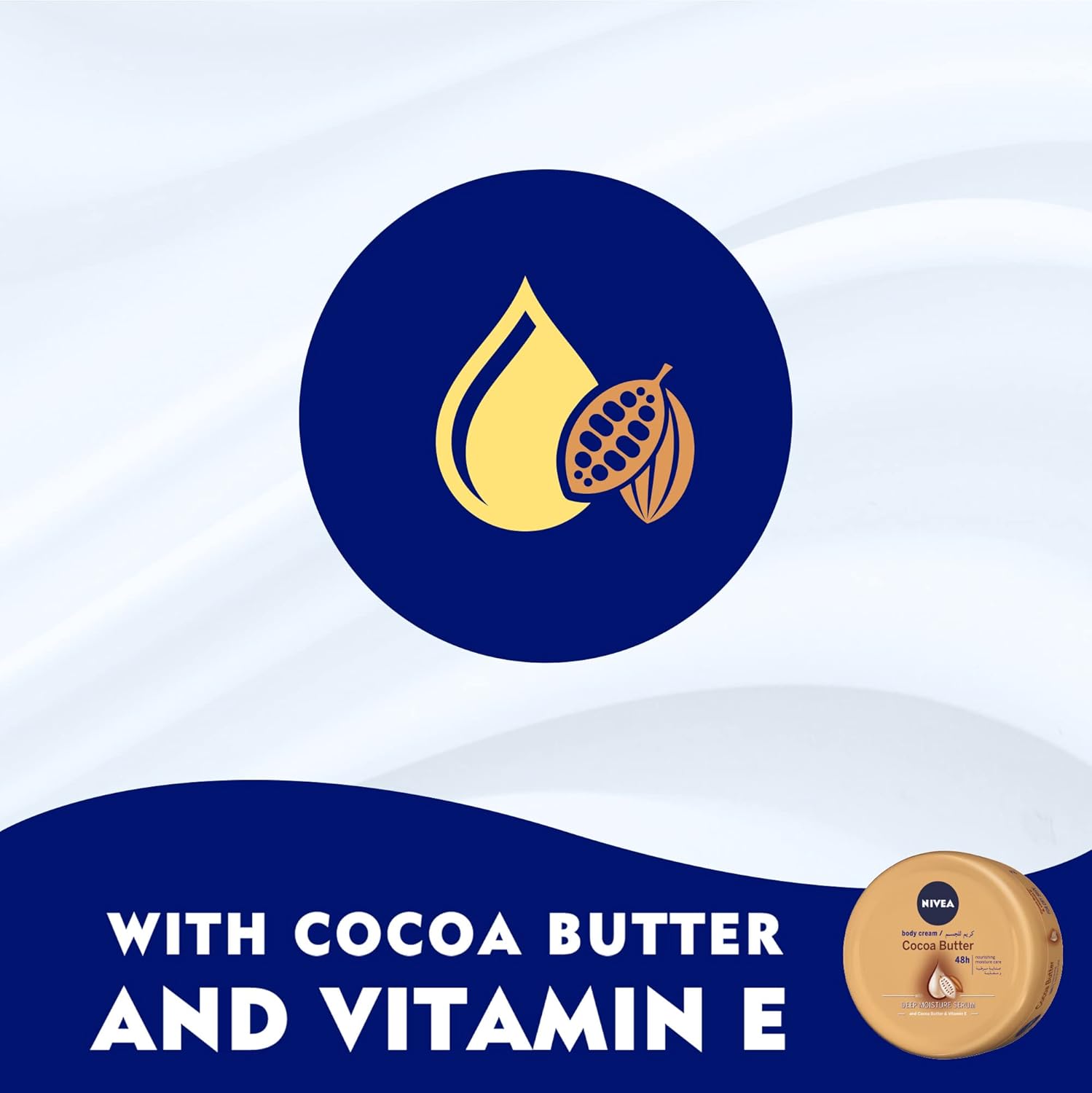 Nivea Body Cream Dry Skin Cocoa Butter and Vitamin E 50ml