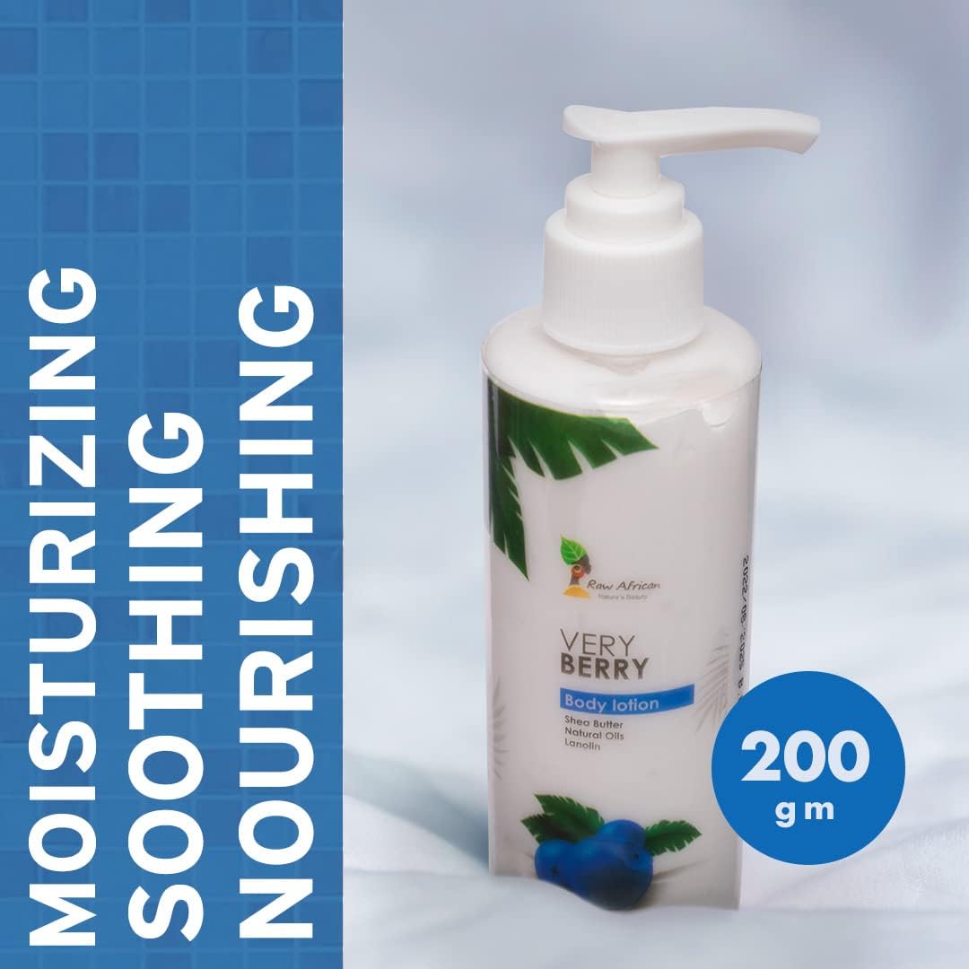 Raw African Very Berry Body Lotion 200gm