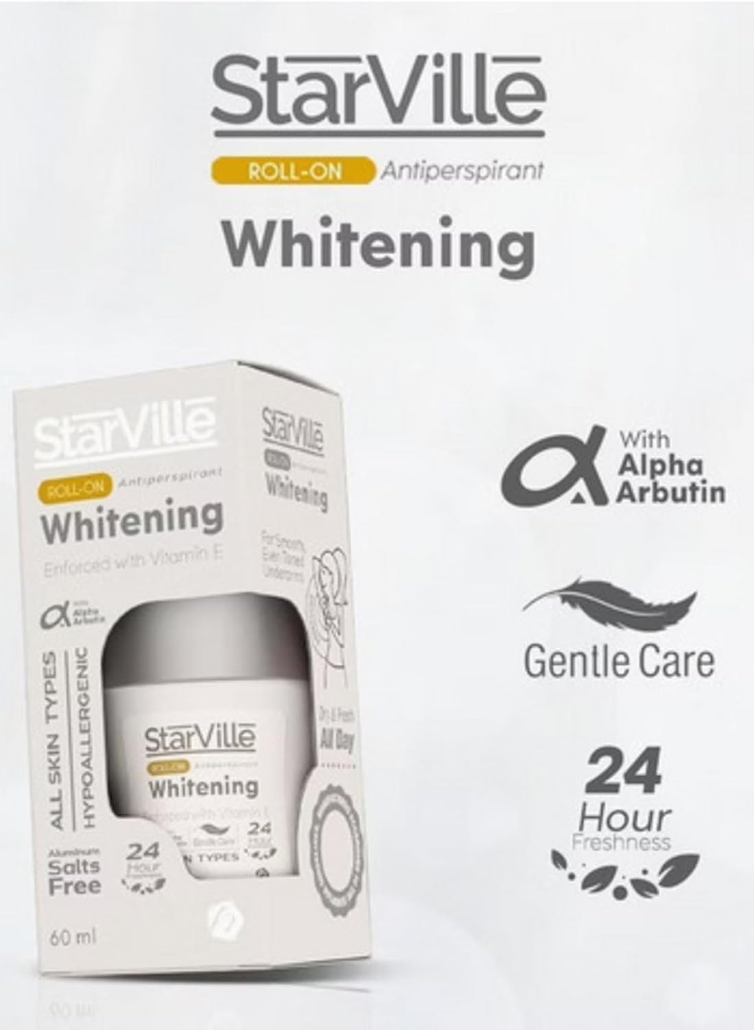 StarVille Roll On antiperspirant Whitening