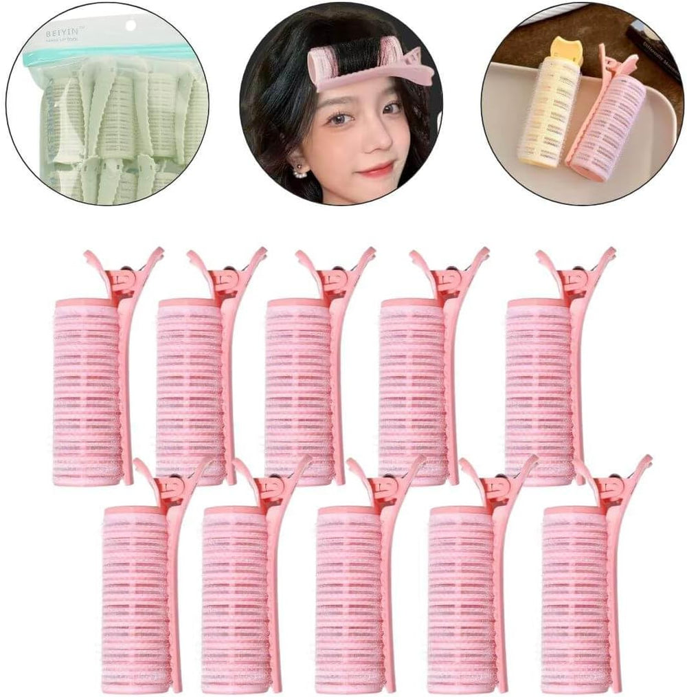 Abou Yousef 10pcs Self Grip Rollers Salon Hair Dressing Curlers