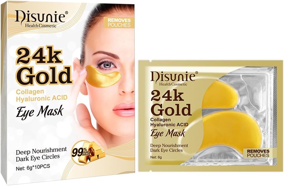 DISUNIE 24K GOLD EYE MASK