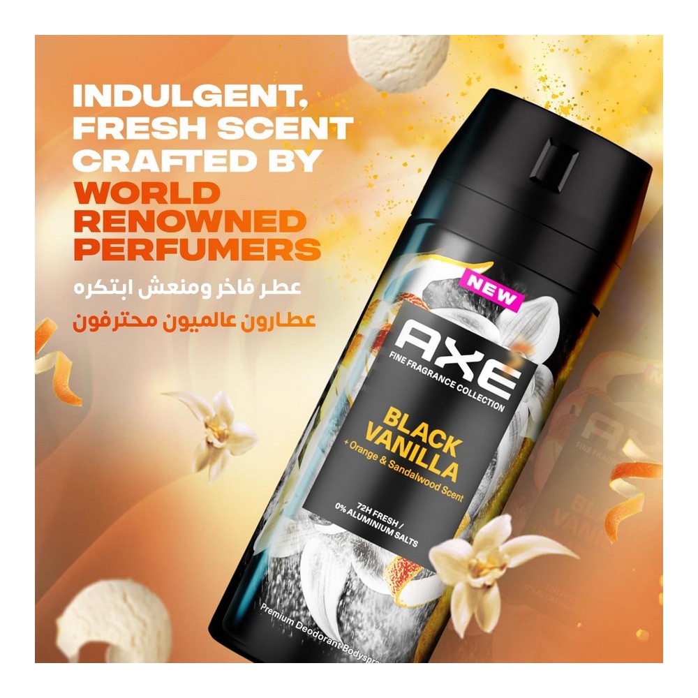 Axe Men Black Vanilla Deodorant Body Spray 150ml