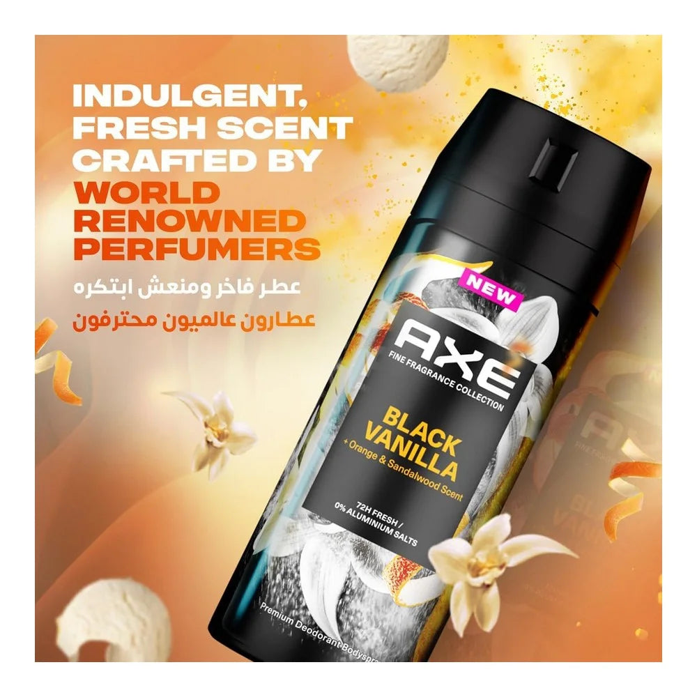 Axe Men Black Vanilla Deodorant Body Spray 150ml