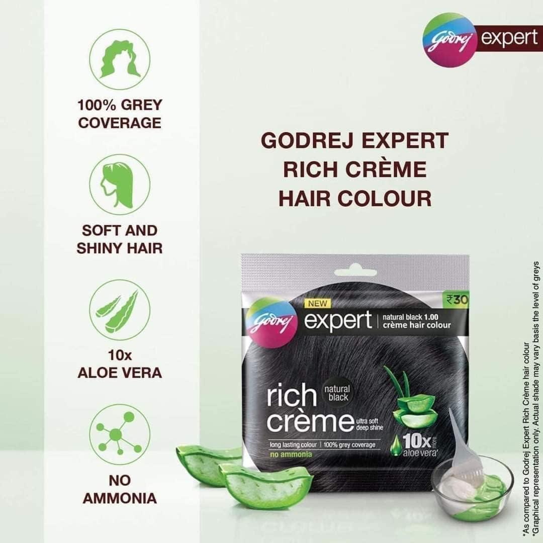 Godrej Expert Rich Cream Kit Natural Black 20ml