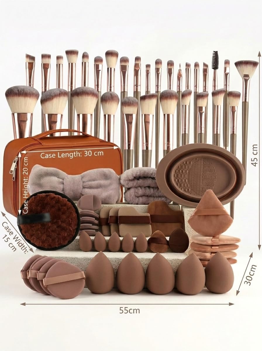 Professional Makeup Brush Set – Complete Face & Eye Brushes