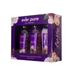 Box Ever Pure Life Kiss Body Lotion + Body Splash + Shower Gel 236ml