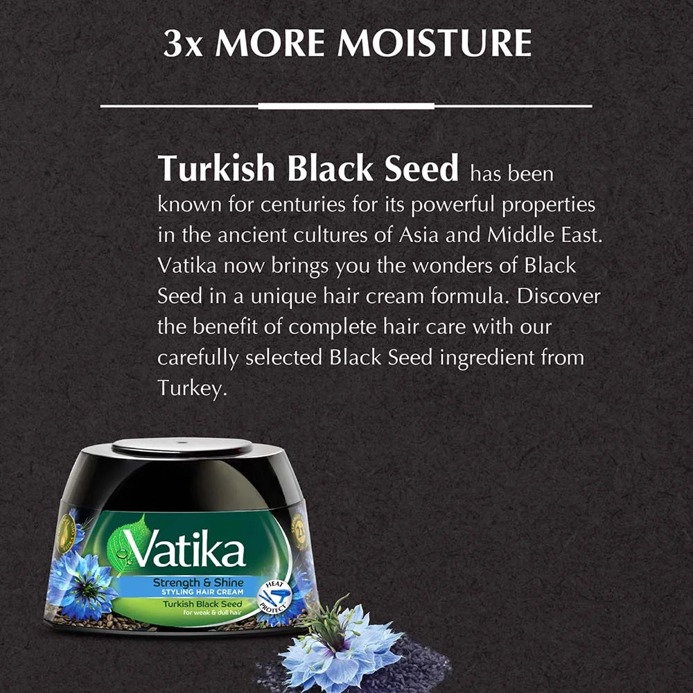 Vatika Naturals Strength and Shine Styling Hair Cream 125g