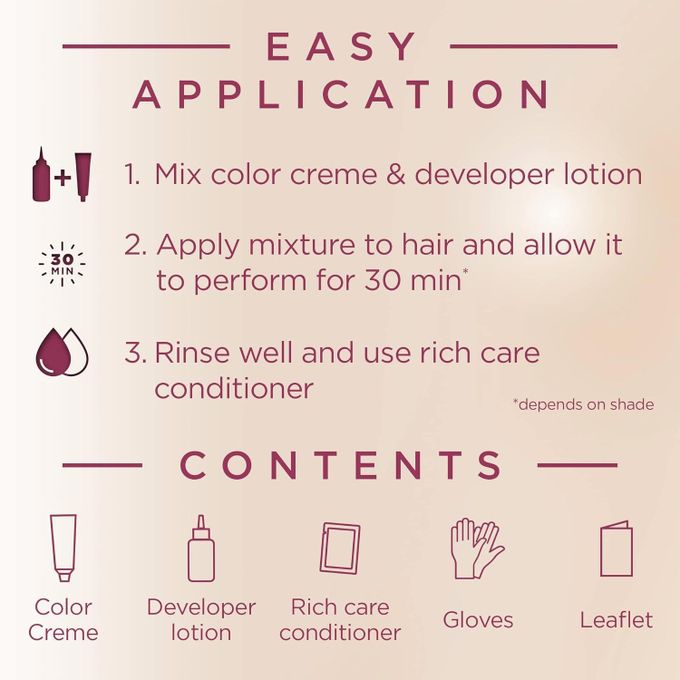 Palette Intensive Hair Color Cream 4-60 Lustrous Medium Brown