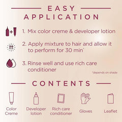 Palette Intensive Hair Color Cream 4-60 Lustrous Medium Brown
