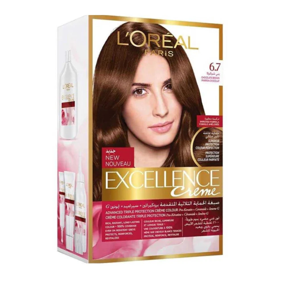L’Oréal Paris Excellence Creme 6.7 Marron Chocolat Hair Color
