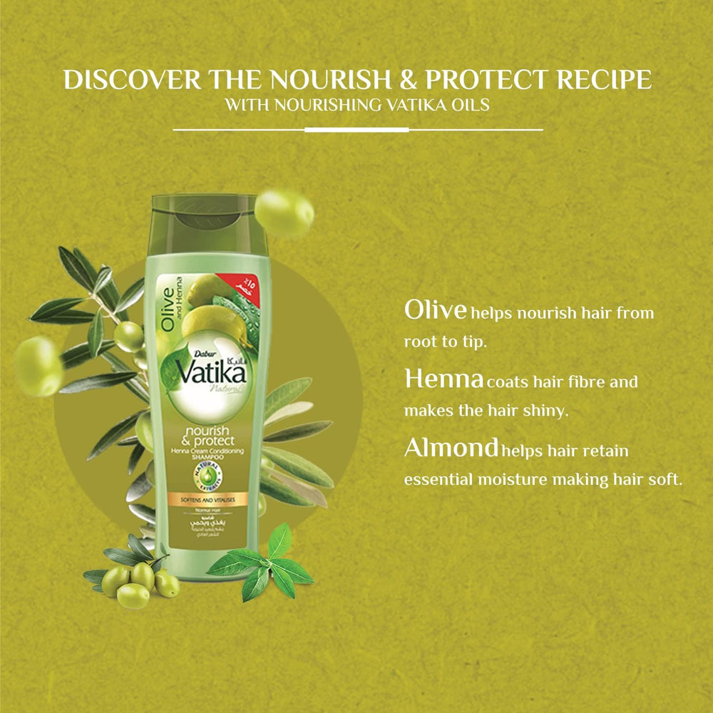 Vatika Conditioner with Henns and Almond 360 ml