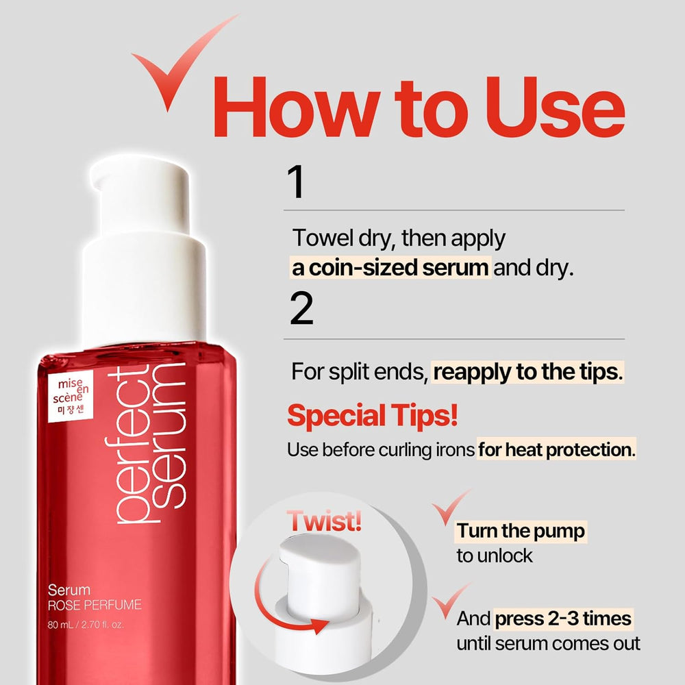 Mise En Scene Perfect Rose Perfume Hair Serum 80 ml