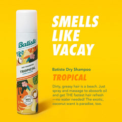 Batiste Dry Shampoo Tropical Scent 120ml