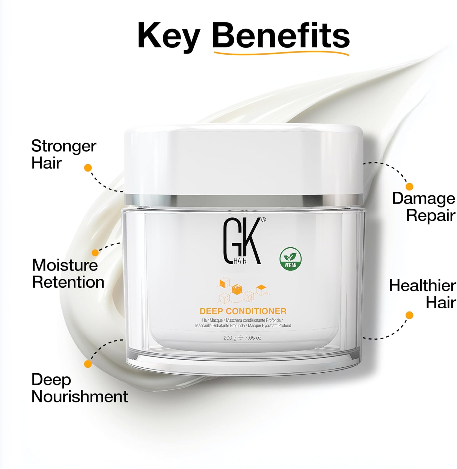 GK Hair Deep Conditioner Hydratant Masque 200g