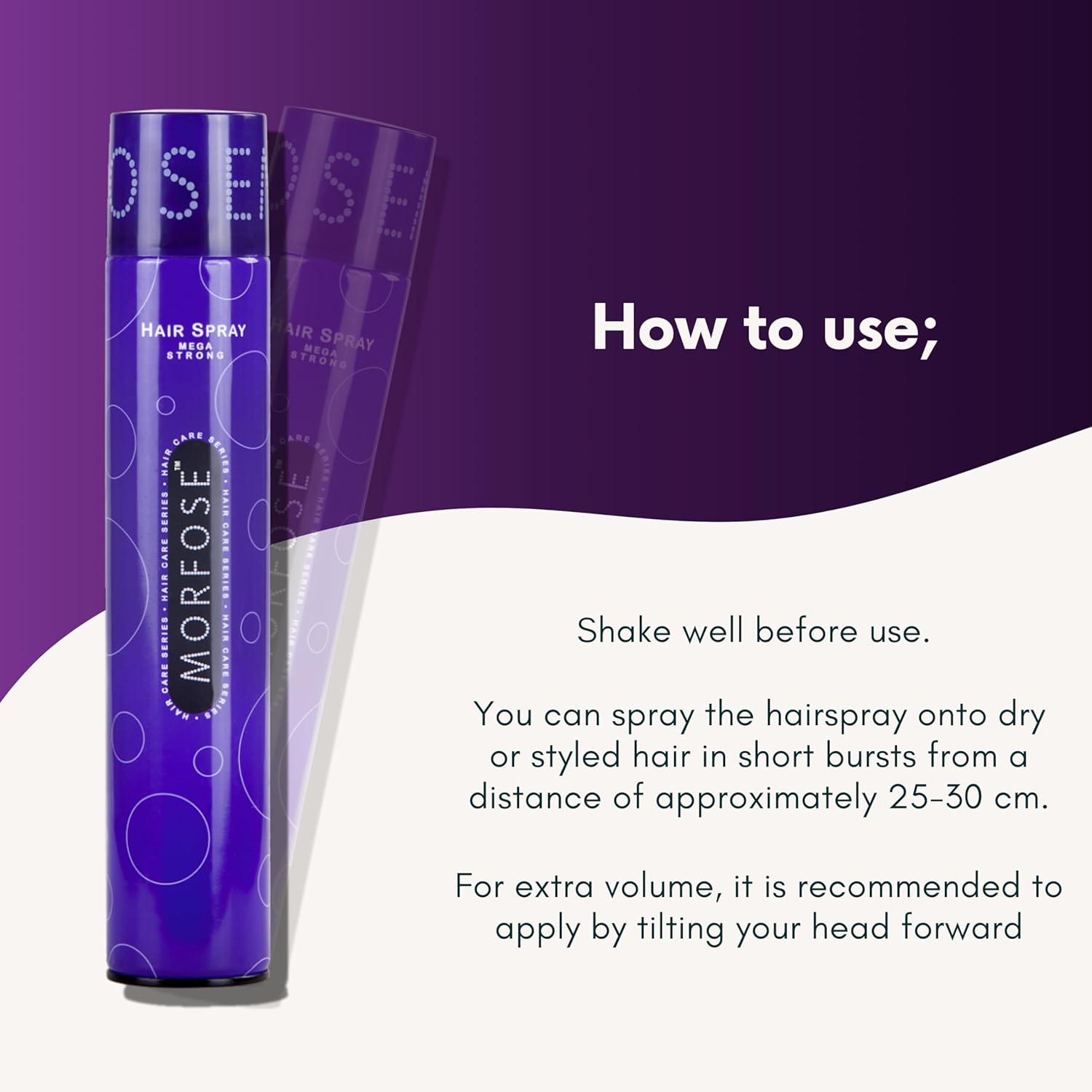 Morfose Mega Strong Hair Spray 400ml