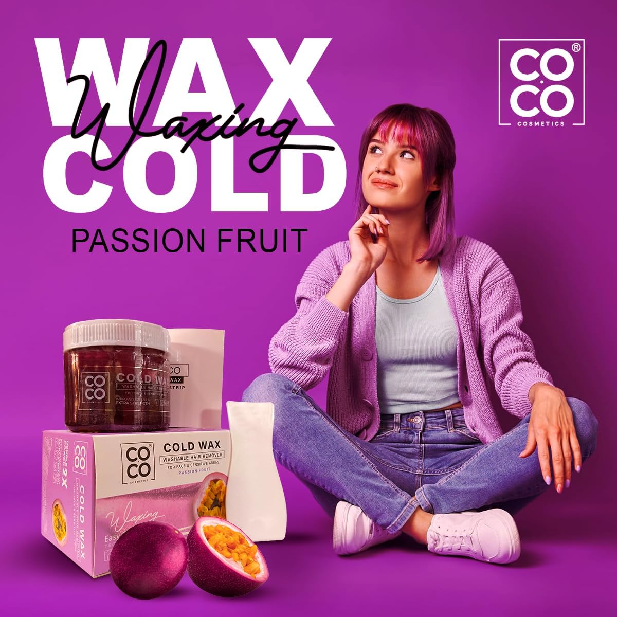 COCO Cold Wax 250 gm Passion Fruit