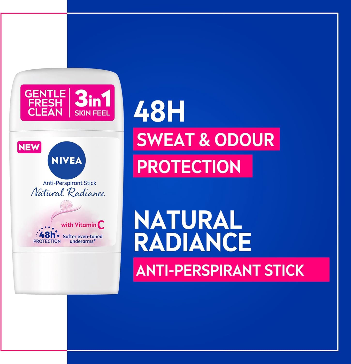 Nivea Natural Radiance Woman Anti-Perspirant Stick 50ml