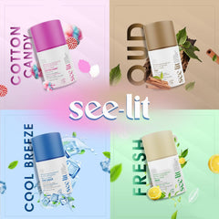 See Lit Whitening Deodorant Roll On Cotton Candy 50ml 1+1