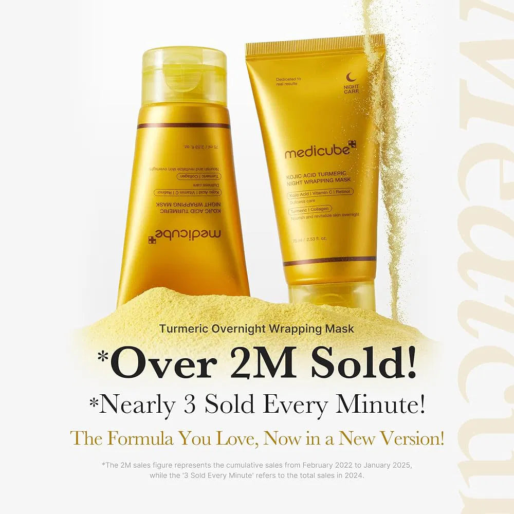 medicube Kojic Acid Turmeric Night Wrapping Mask 75 ml