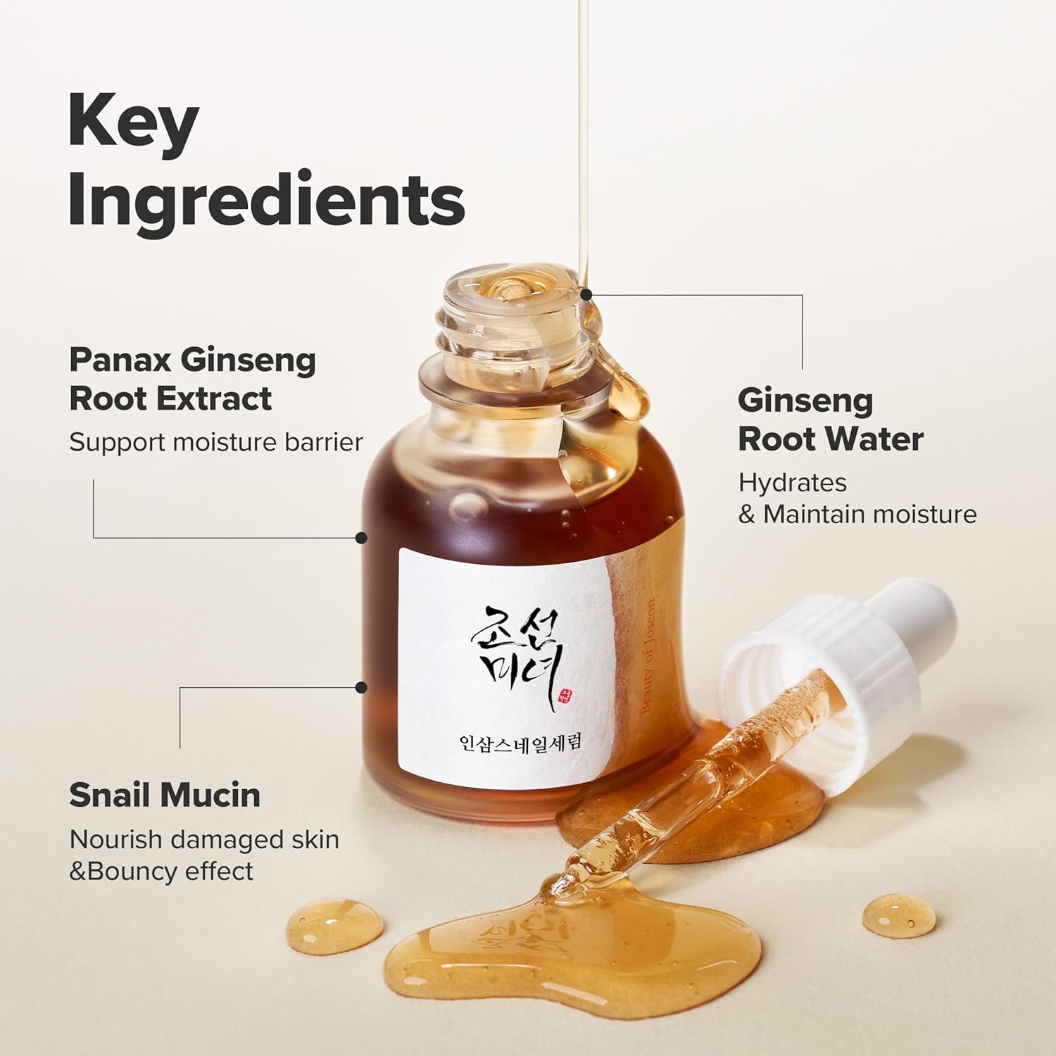 Beauty of Joseon revive serum ginseng and snail mucin - 30 ml