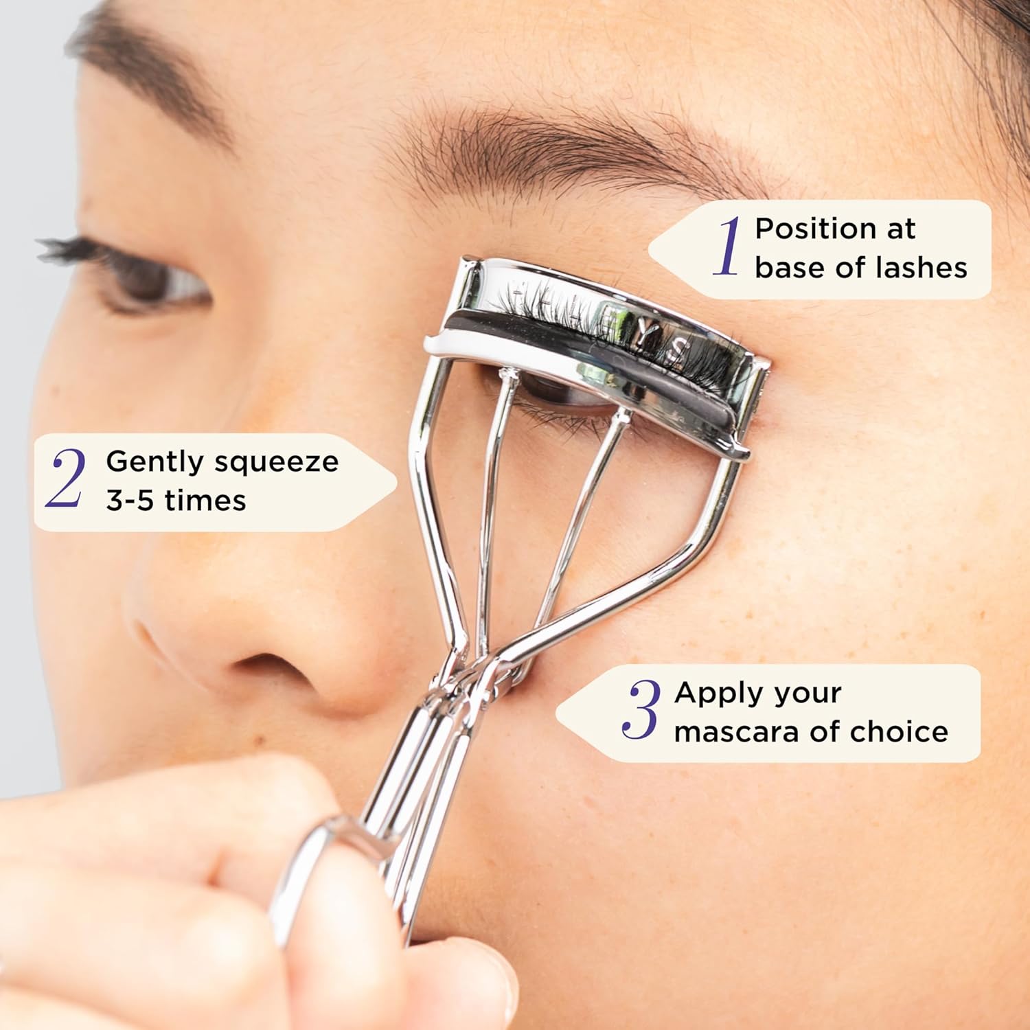 Abou Yousef Eyelash Curler + 2 Powder Puff