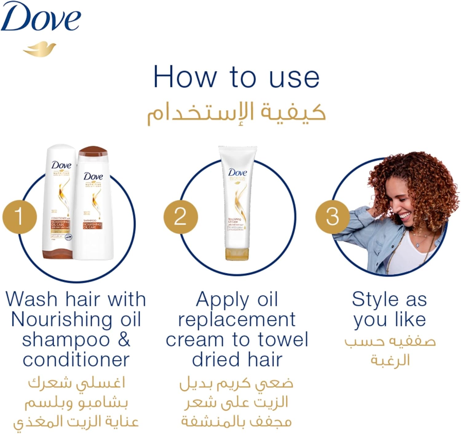 Dove Oil Replacement Nourishing Oil 300ML