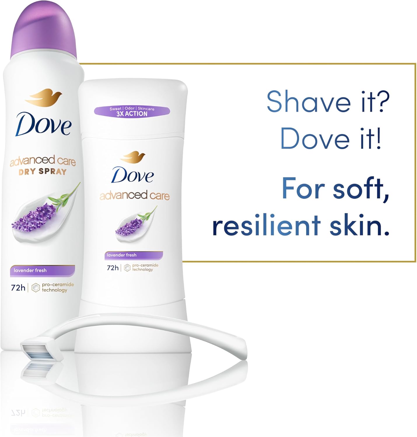 DOVE ADVANCED CARE LAVENDER FRESH FOR HER 74 G