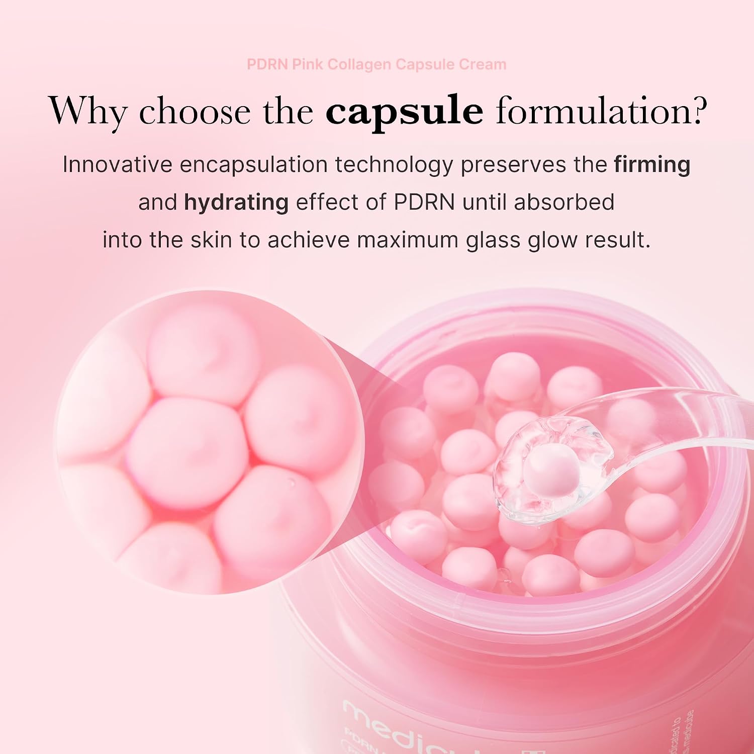 Medicube PDRN Pink Collagen Capsule Cream 55g – Skin Firming & Brightening