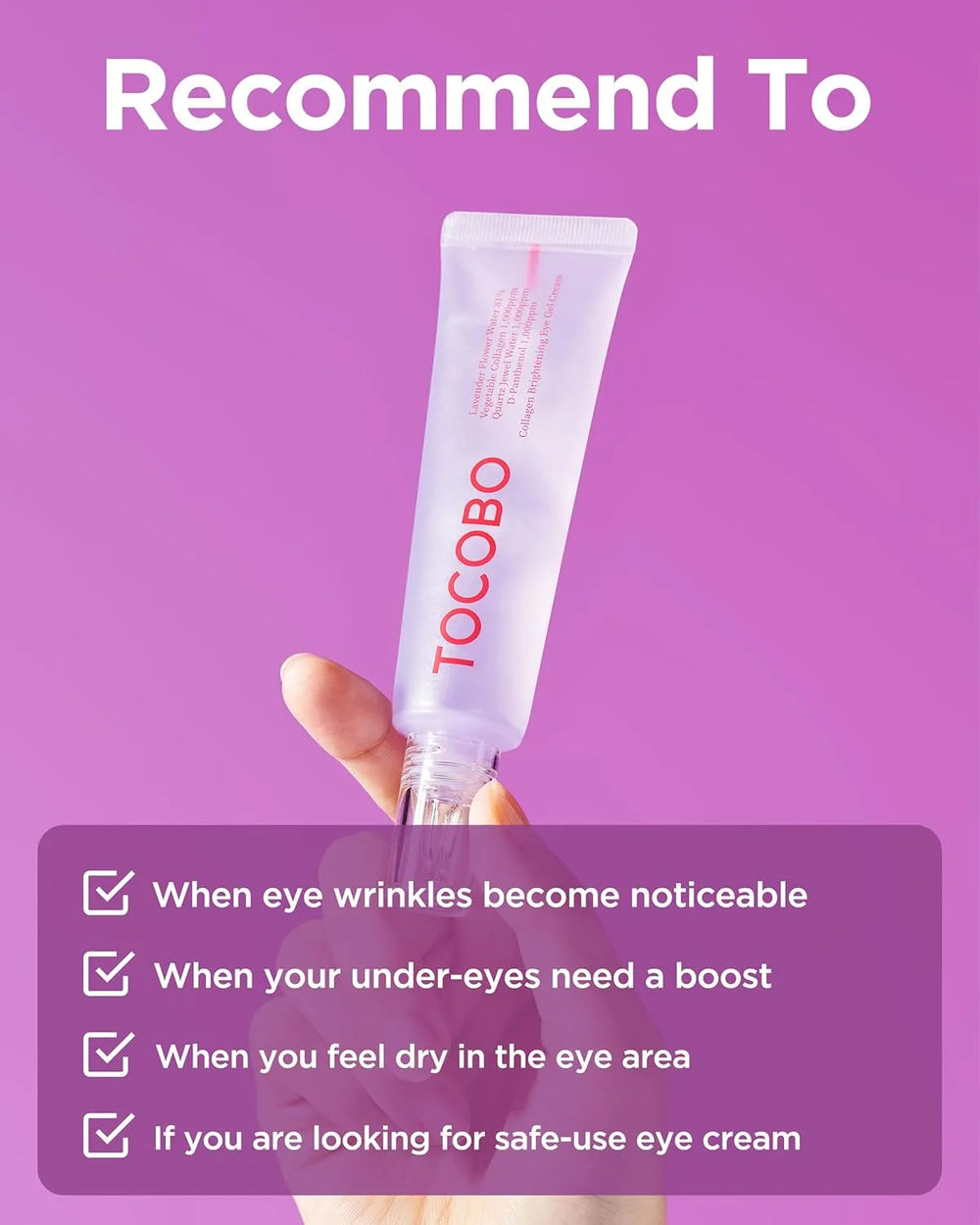TOCOBO Collagen Brightening Eye Gel Cream 30 ml