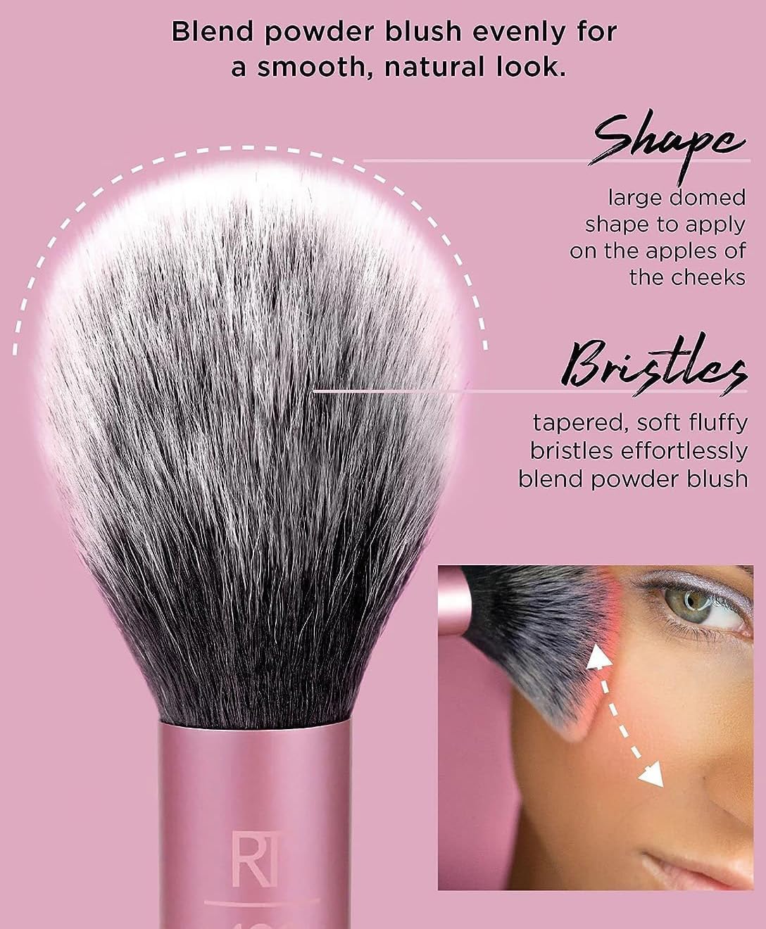 Real Techniques 5pcs Face Essentials Makeup Brush Set