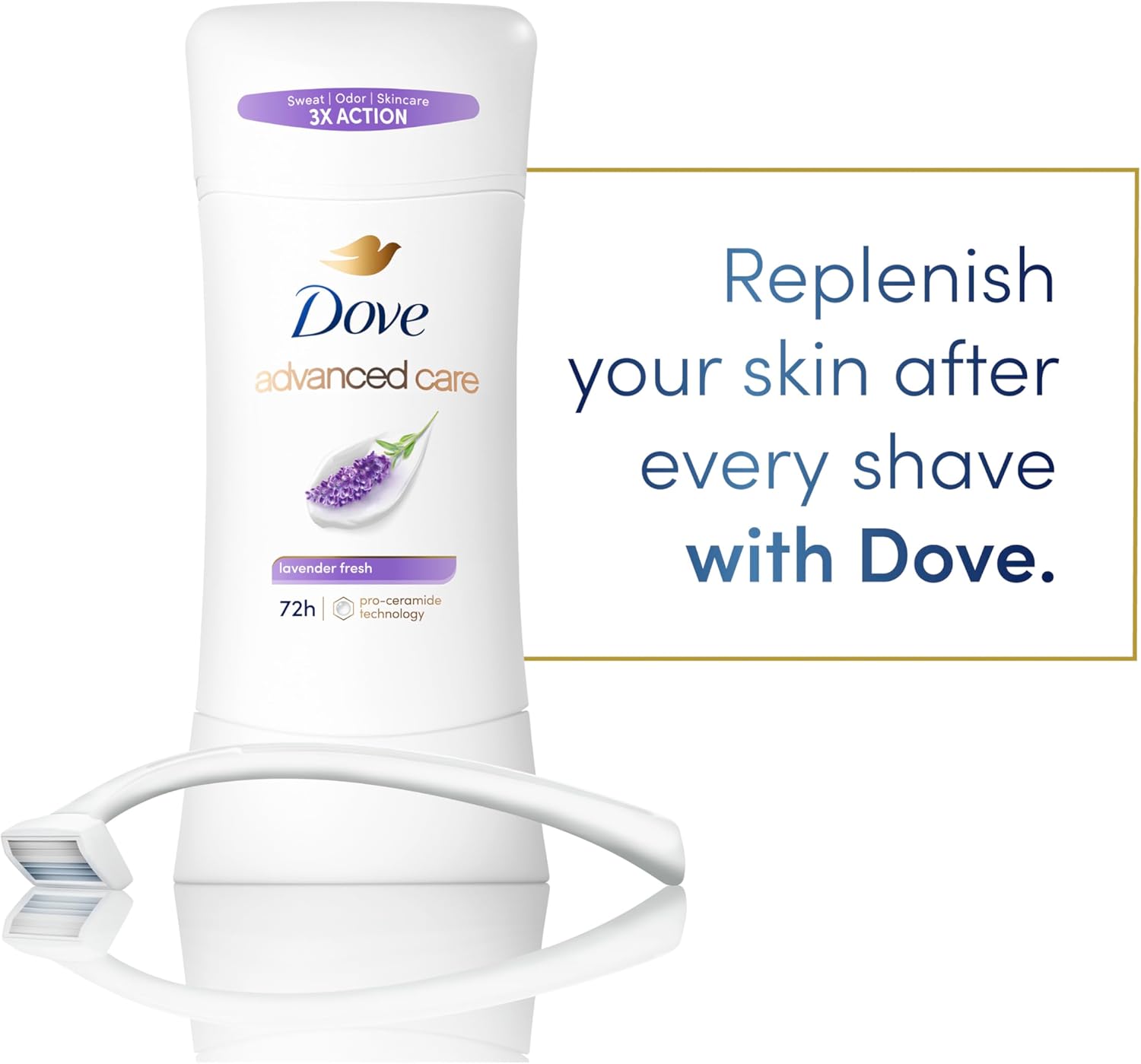 DOVE ADVANCED CARE LAVENDER FRESH FOR HER 74 G