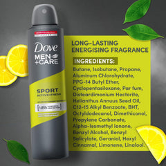 Dove Men Sport Active Deodorant Spray 250 ml
