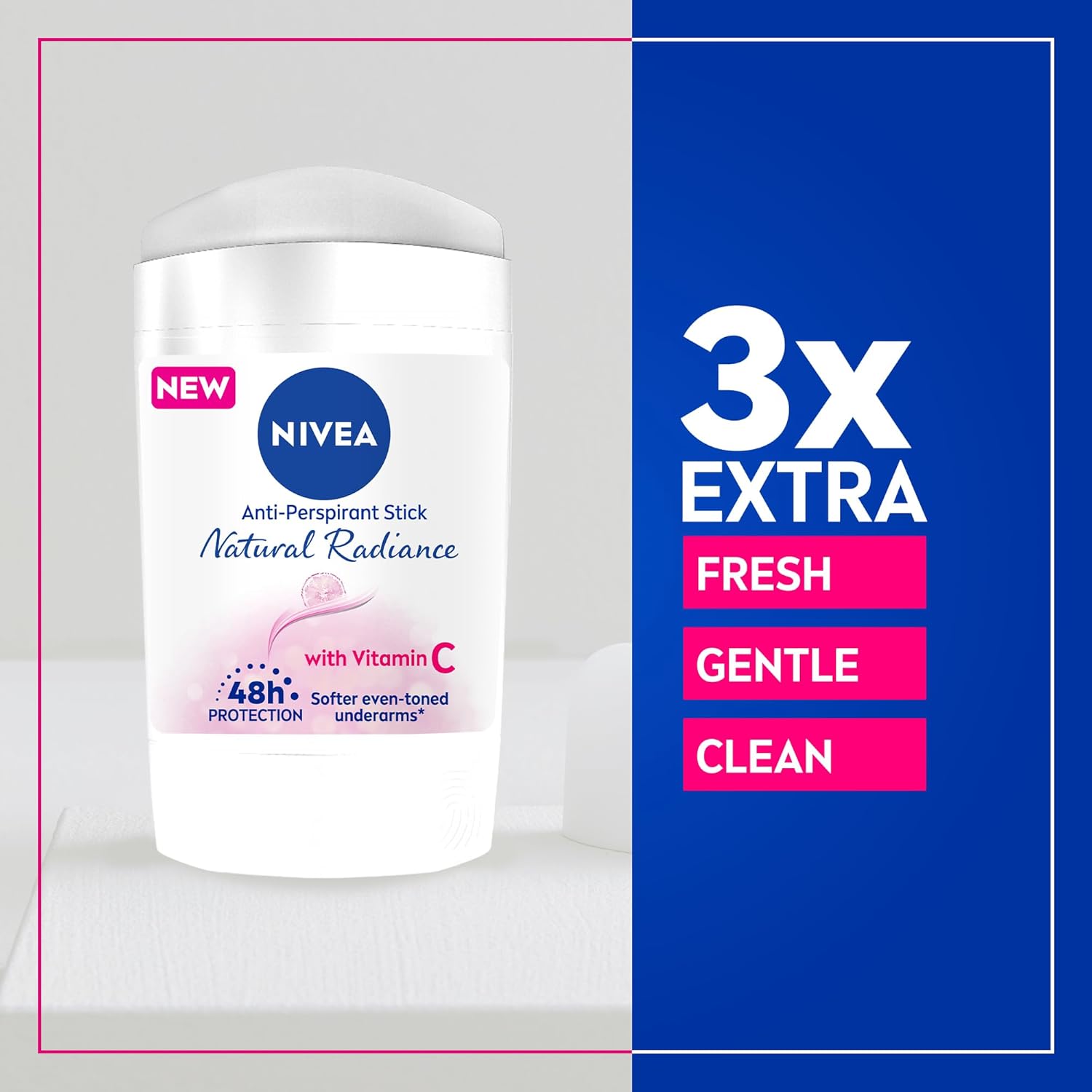 Nivea Natural Radiance Woman Anti-Perspirant Stick 50ml