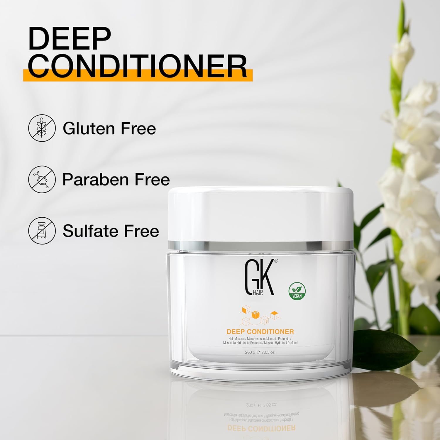 GK Hair Deep Conditioner Hydratant Masque 200g