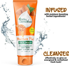 vatika dermo viva hony face wash – 60 ml
