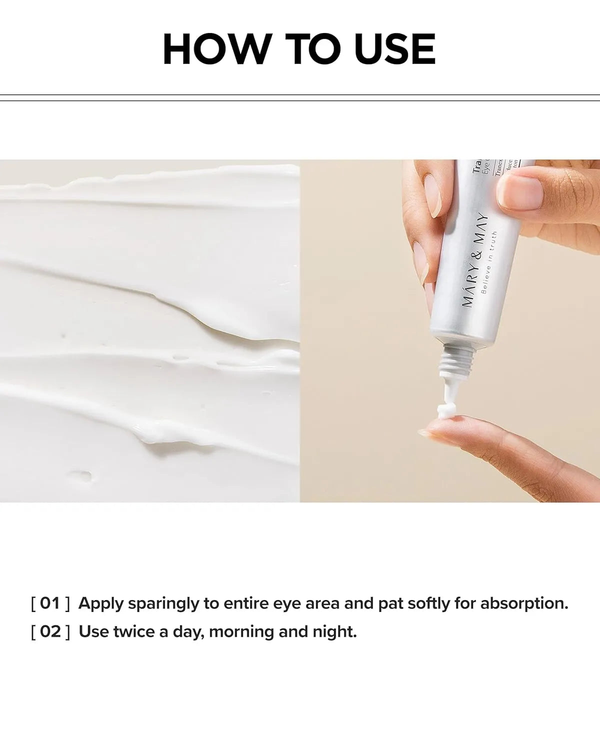 Mary And May Tranexamic Acid + Glutathione Eye Cream 30 g