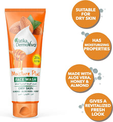 vatika dermo viva hony face wash – 60 ml