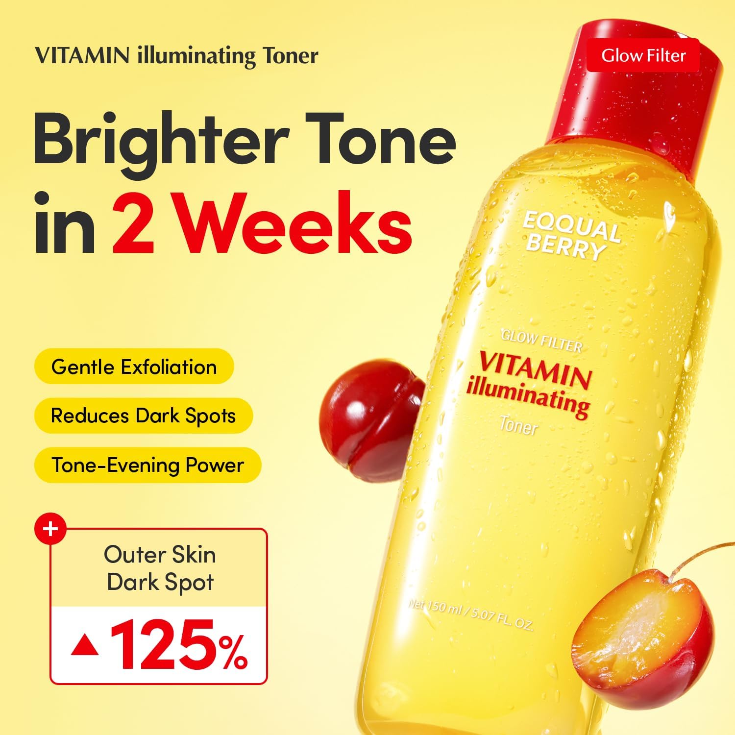 Eqqualberry Vitamin illuminating Toner 150ml