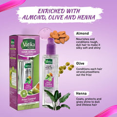 Vatika Naturals Frizz Control Hair Serum - 47ml