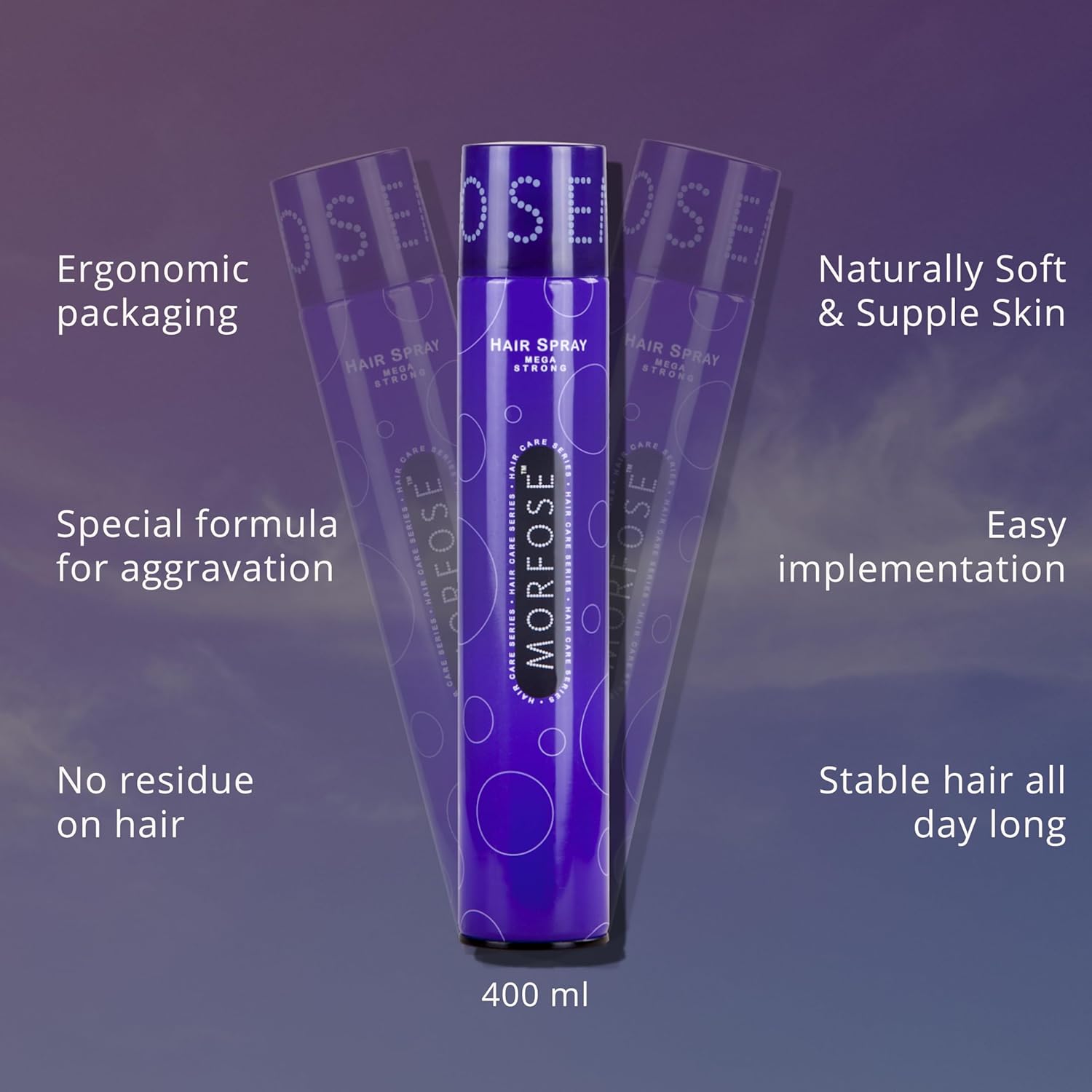 Morfose Mega Strong Hair Spray 400ml