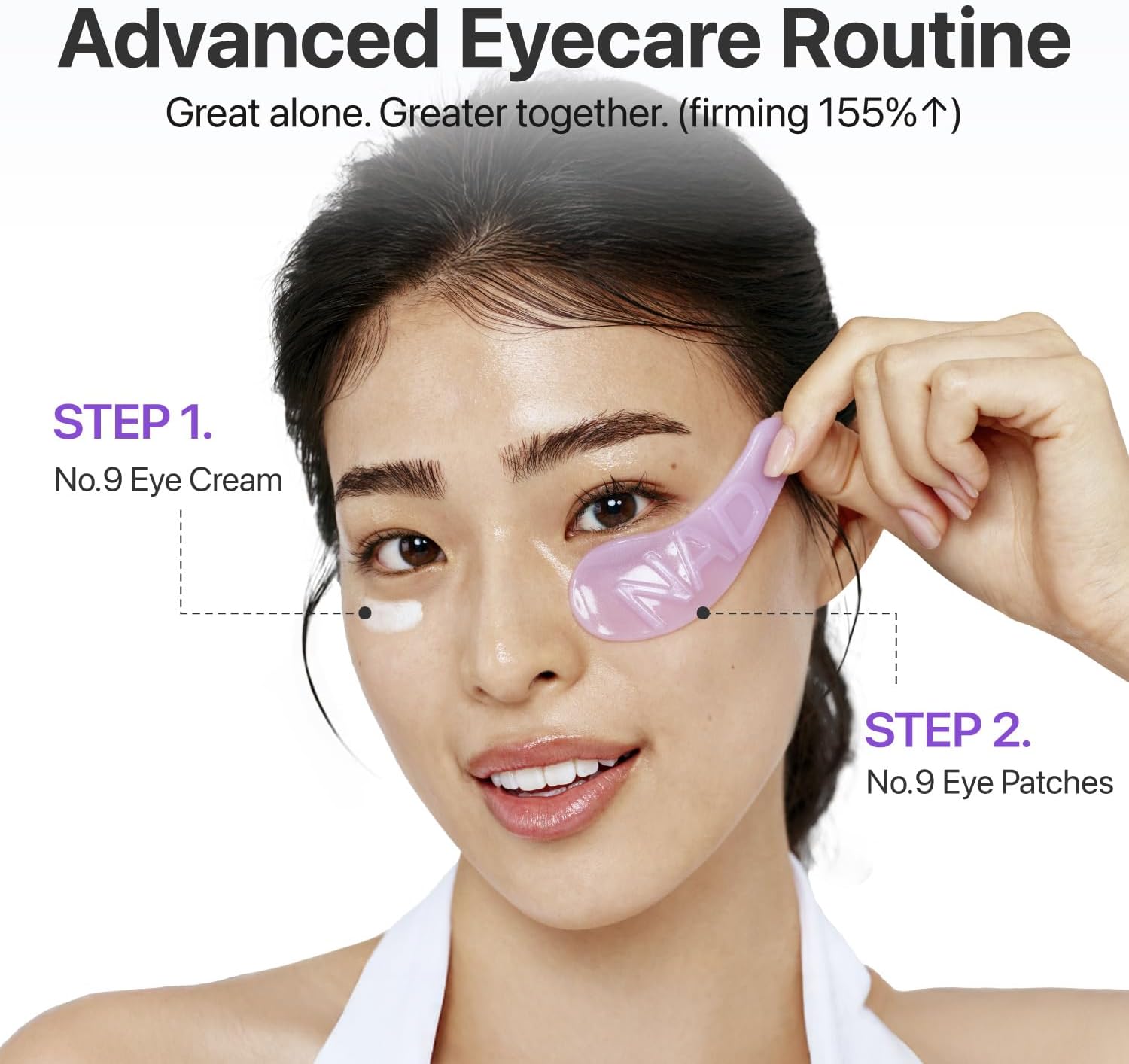 Numbuzin NMN Collagen Under Eye Patches with 50 Peptides