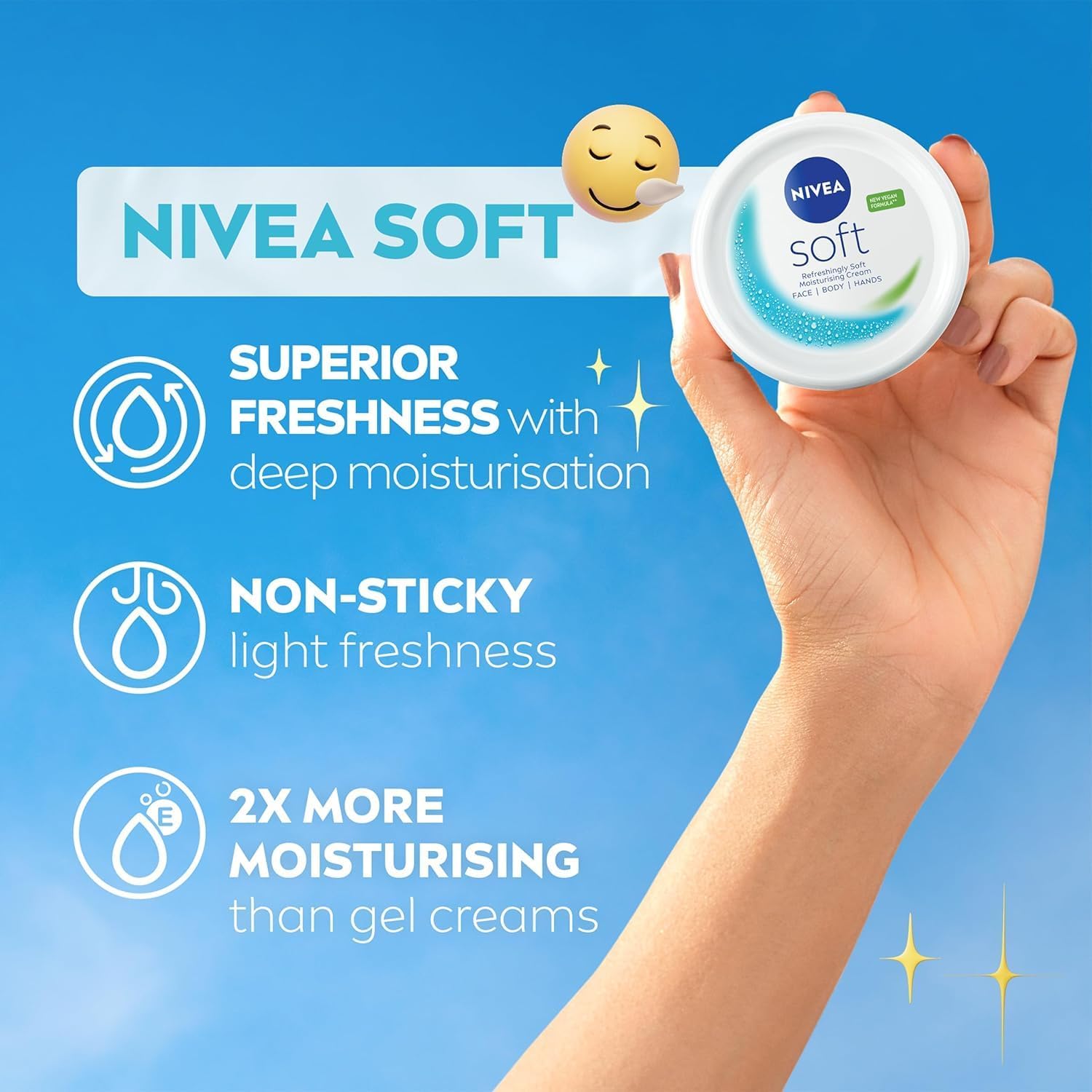 Nivea soft refreshing moisturising cream 300ml