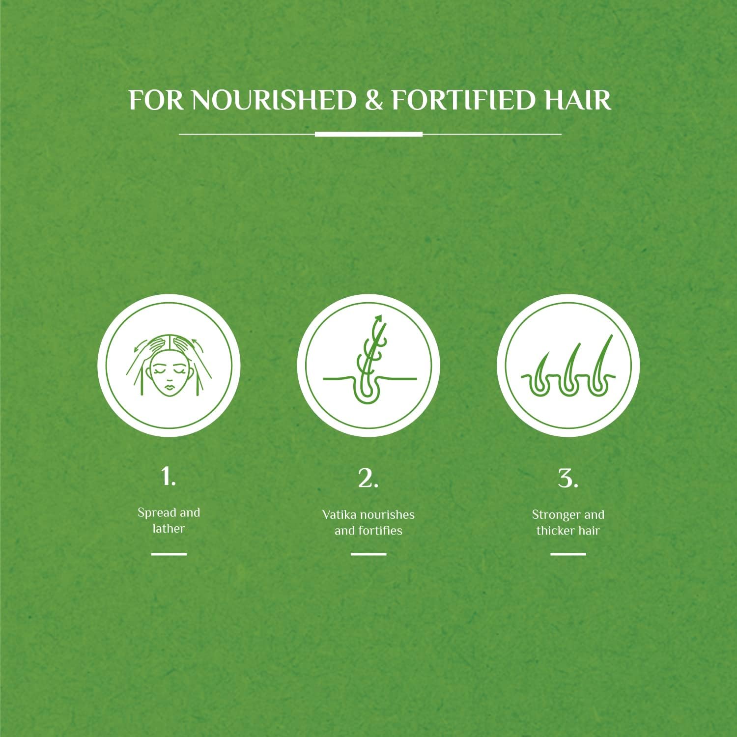 Vatika Naturals Hair Fall Control Shampoo 180ml