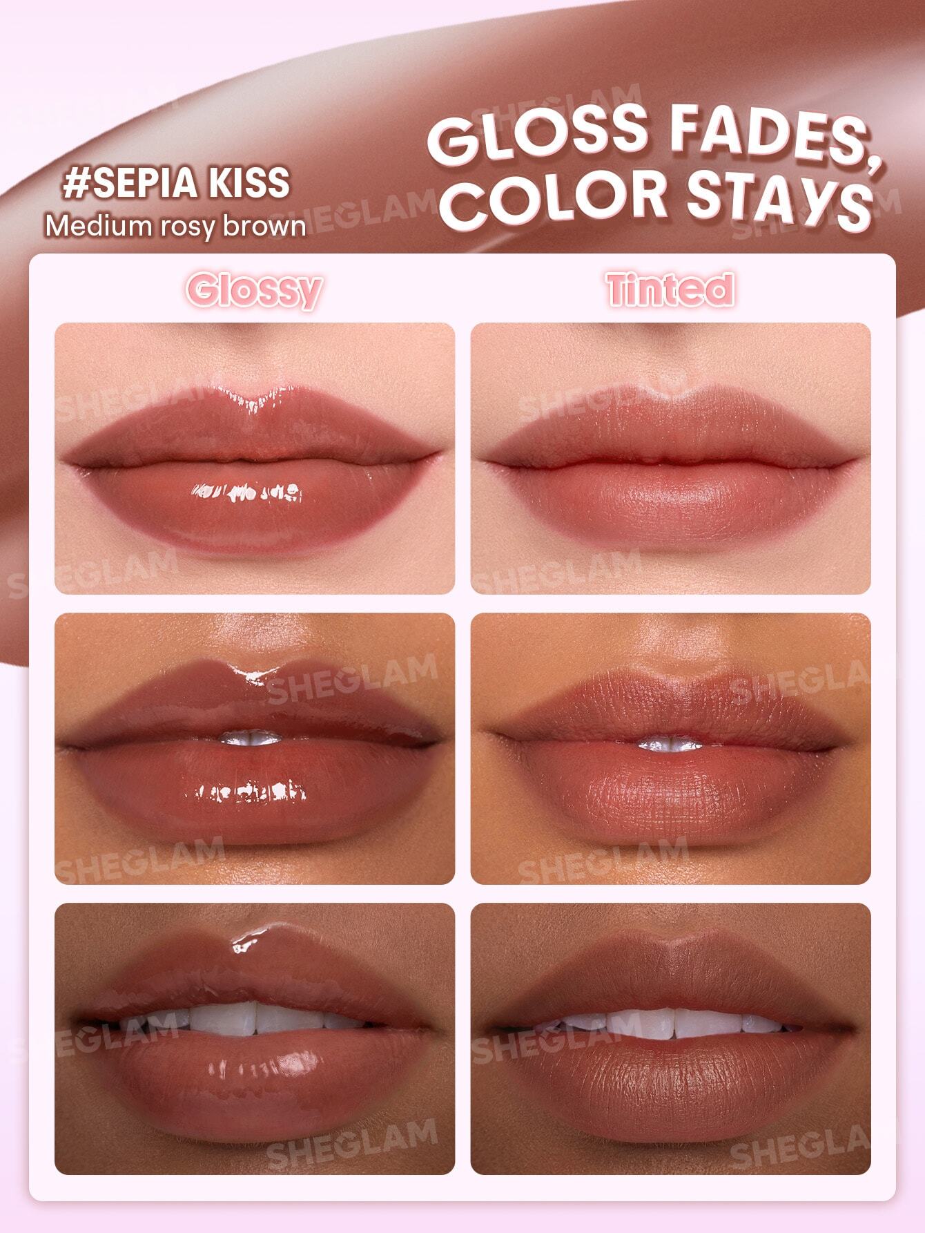 Sheglam Glazed & Locked Glossy Lip Tint