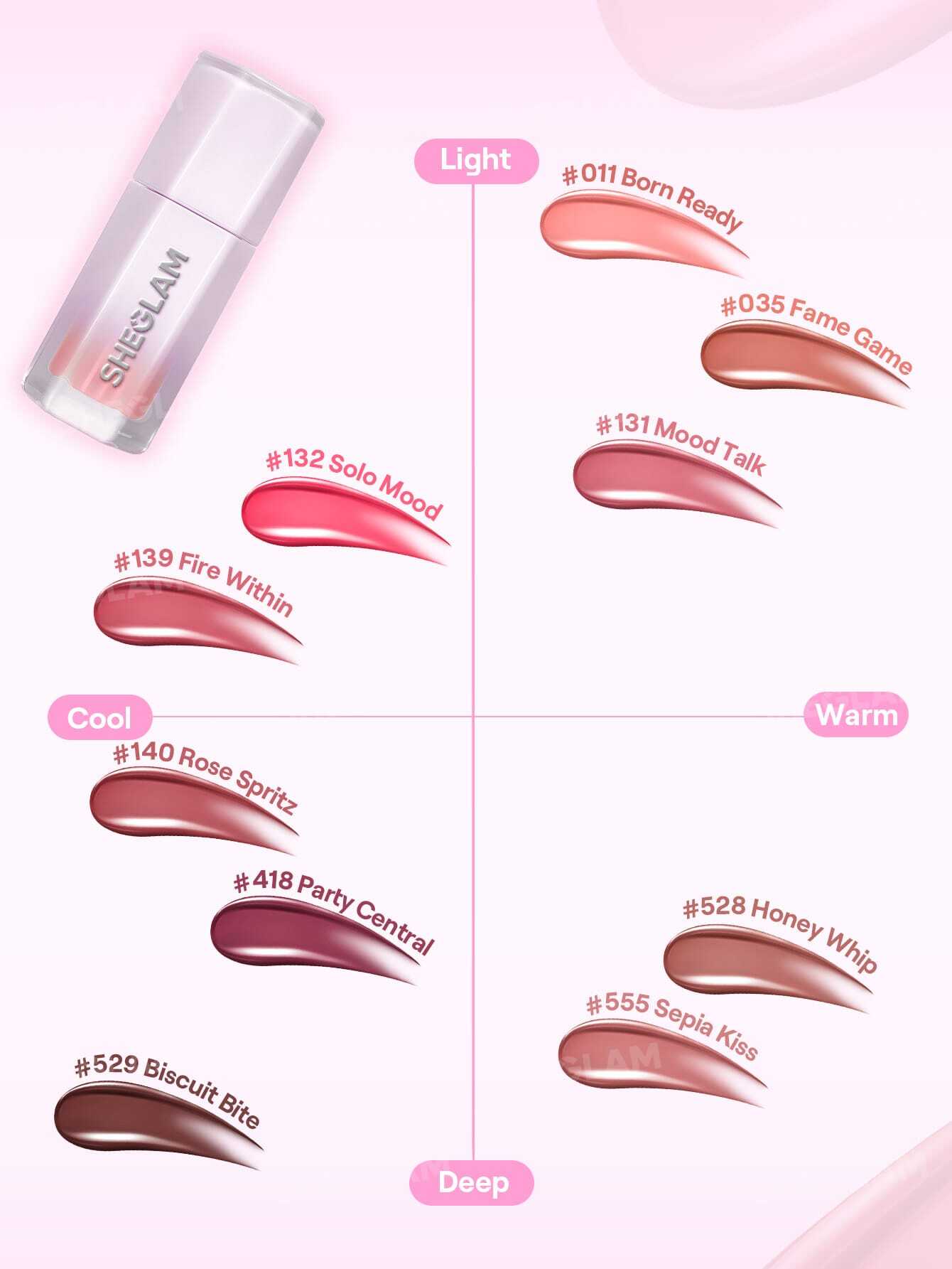 Sheglam Glazed & Locked Glossy Lip Tint
