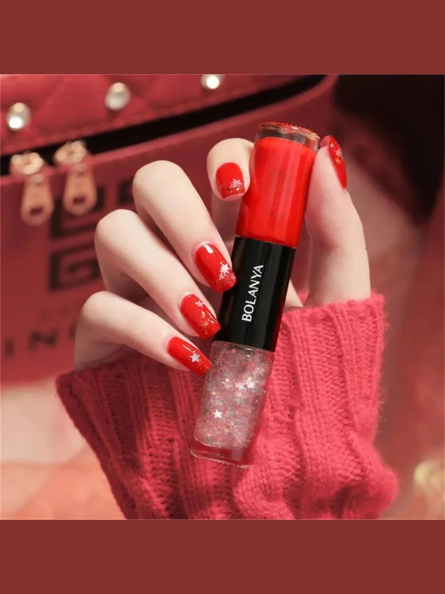 Shein Bolania 2-Color Quick Dry Nail Polish
