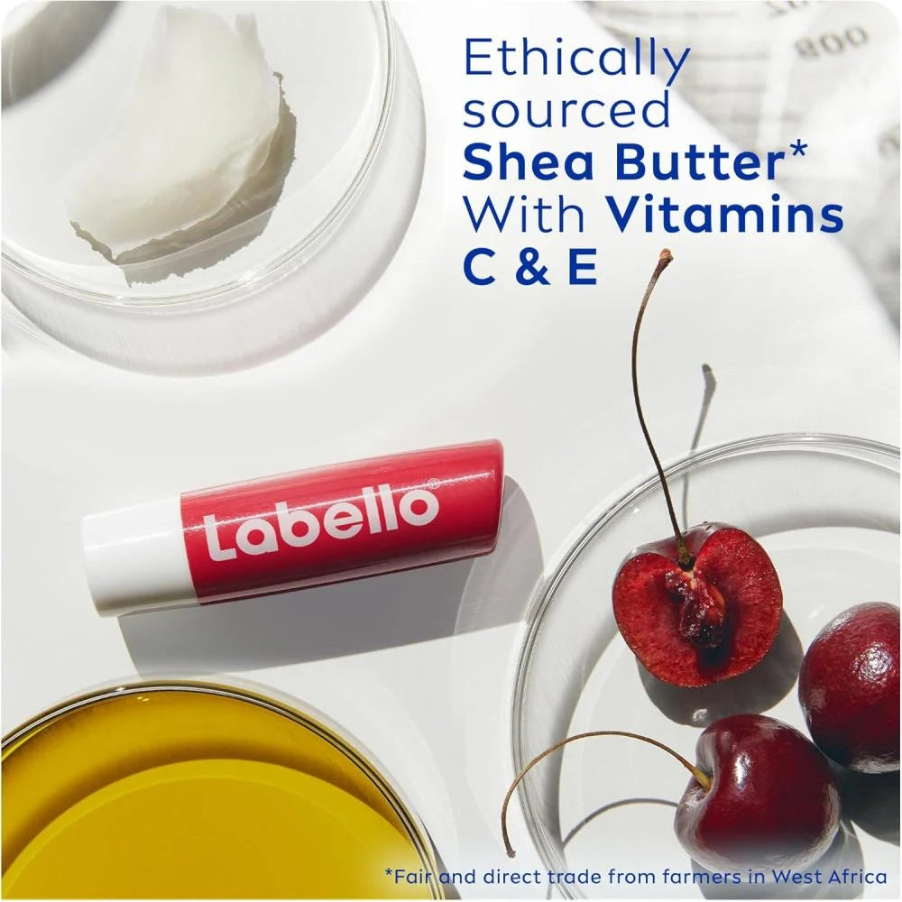 Labello Cherry Shine Moisturizing Lip Balm 4.8g